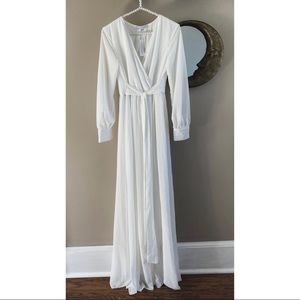 Baltic Born • Lydia White Maxi Dress